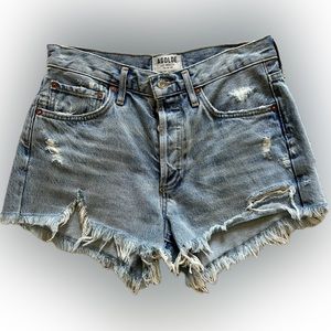 AGolde Parker shorts in color swap meet. Women’s Size 26.